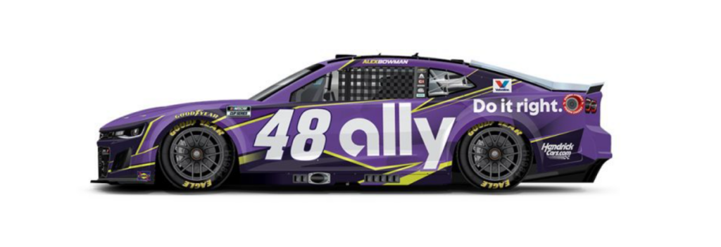 Alex Bowman's No. 48 Ally Chevrolet.
Via NASCAR.com 