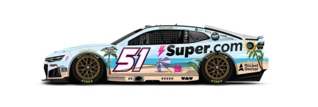 Cody Ware's No. 51 Super.com Chevrolet.
Via NASCAR.com