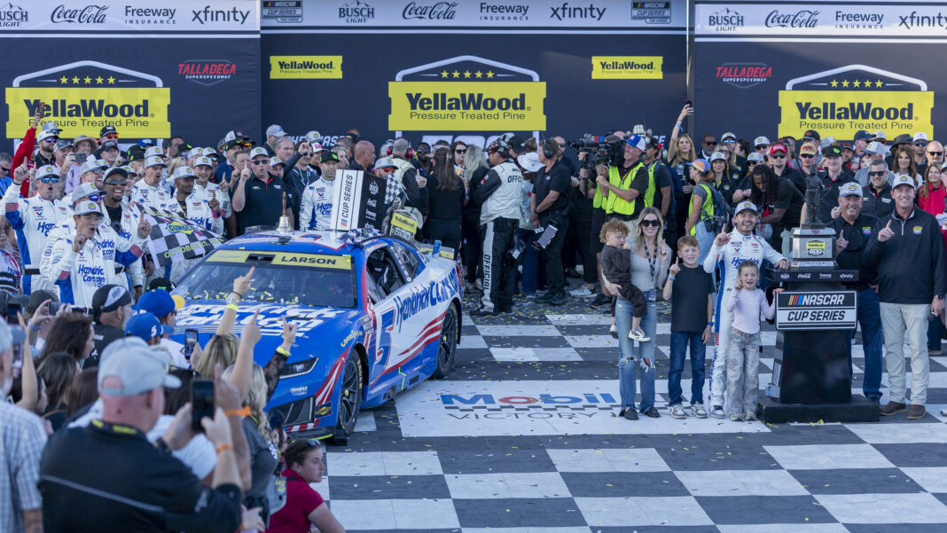 Kyle Larson Says No Sympathy For Denny Hamlin's Title Loss